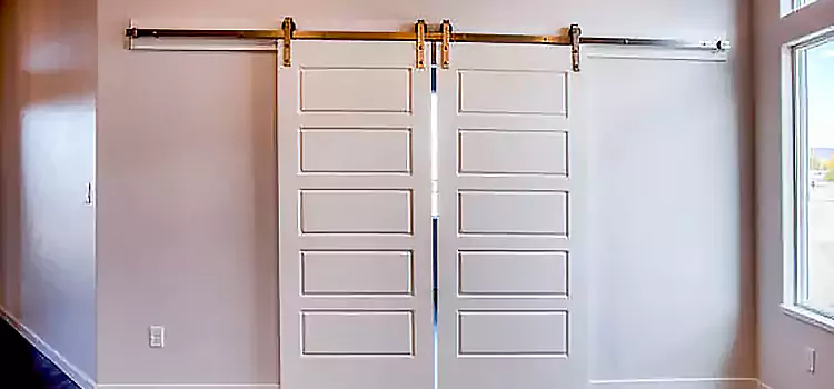 Glass Barn Door with Installation Hardware Kit Kentwood